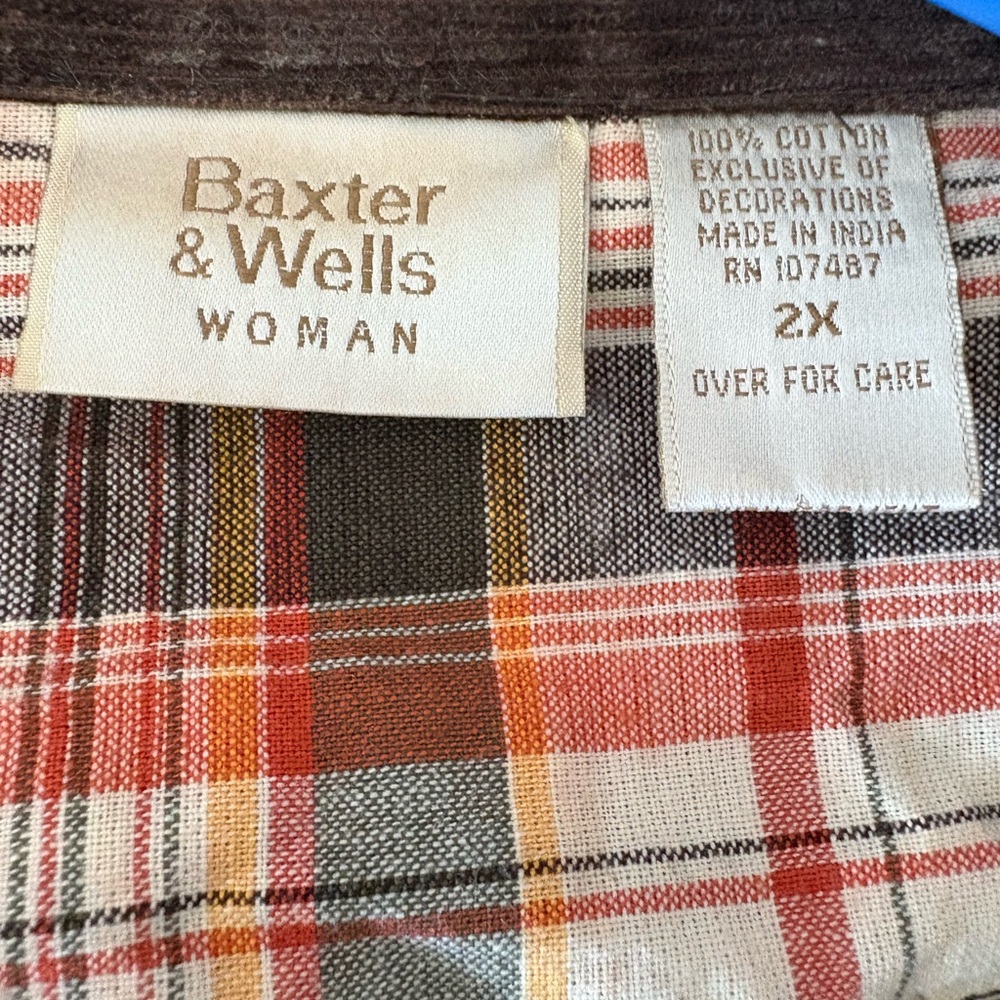 2X Baxter & Wells Plaid Vest - Picture 4 of 4